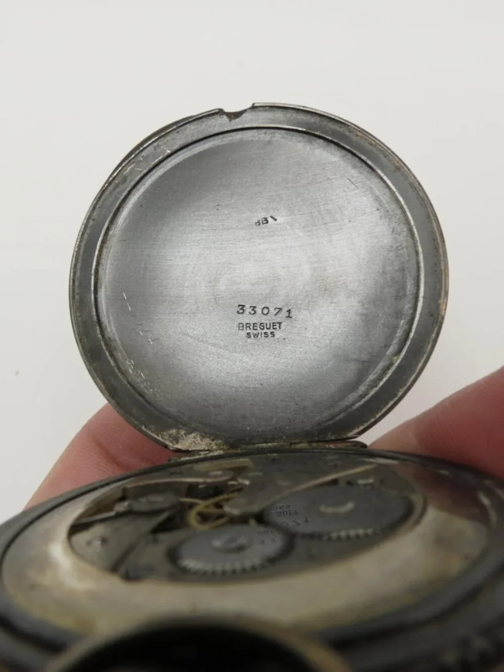 Antique Tavannes Pocket Watch 1910-1930 Sunburst Face Non-Working